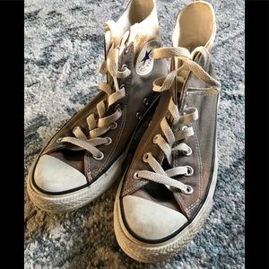 Gray Converse All Star Sneakers